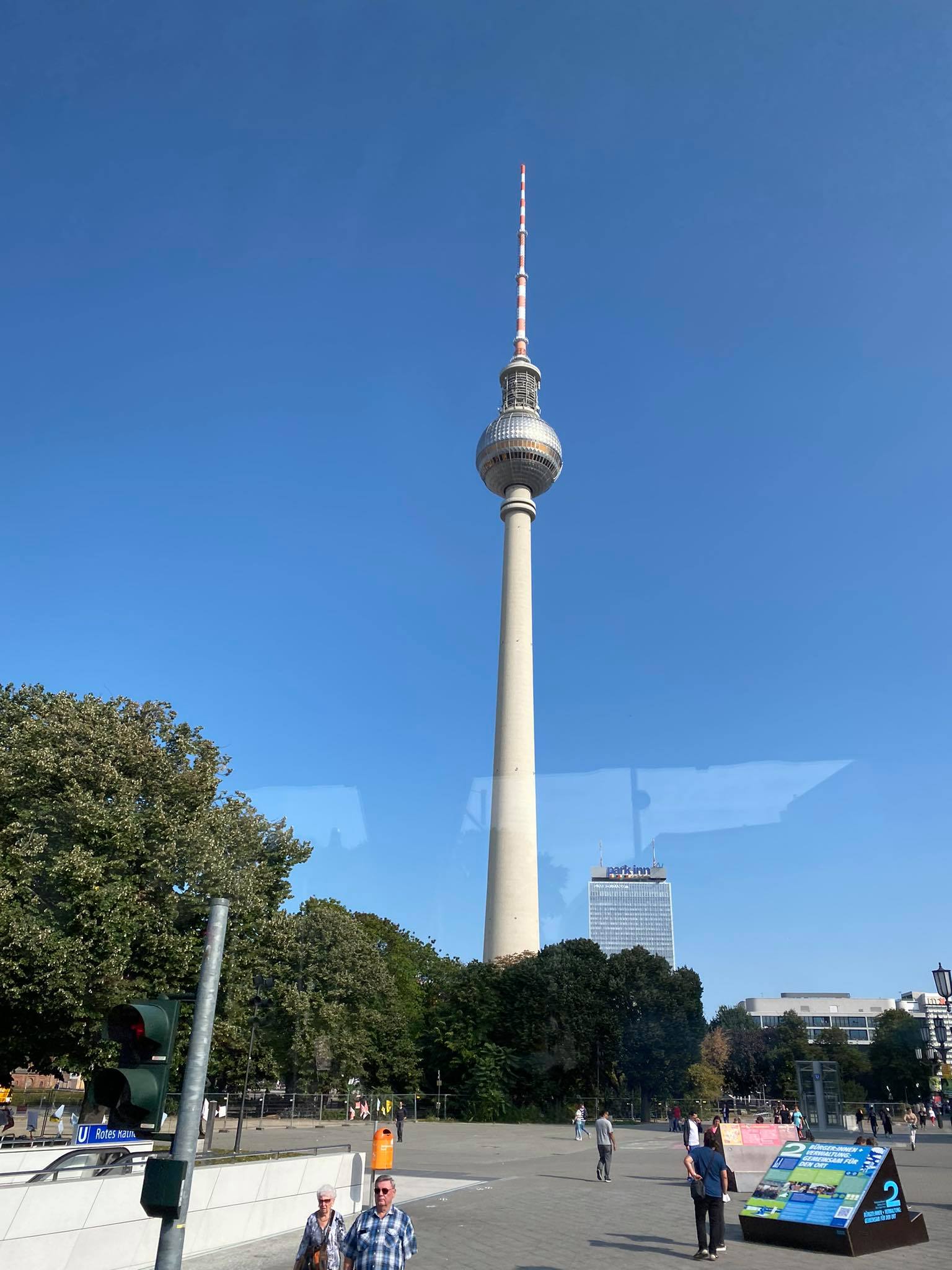 Wieża telewizyjna w Berlinie.