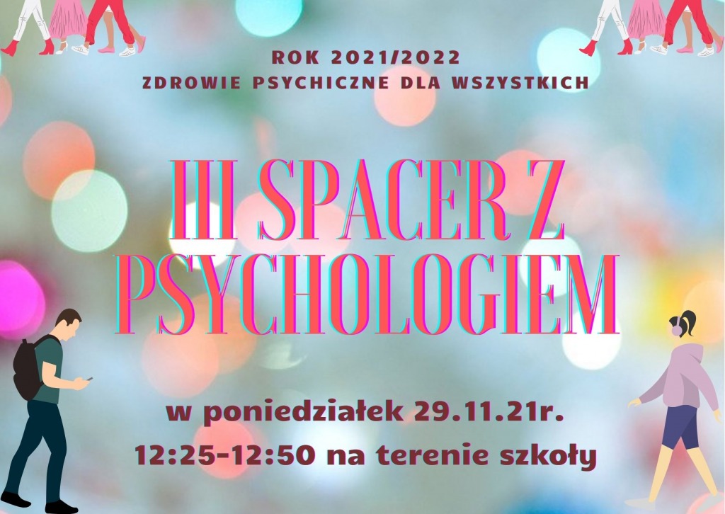 Spacer z psychologiem - 29.11.21 plakat - 