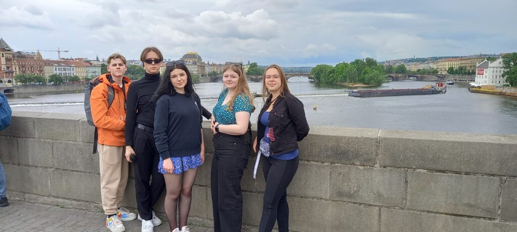 Na moście Karola w Pradze
